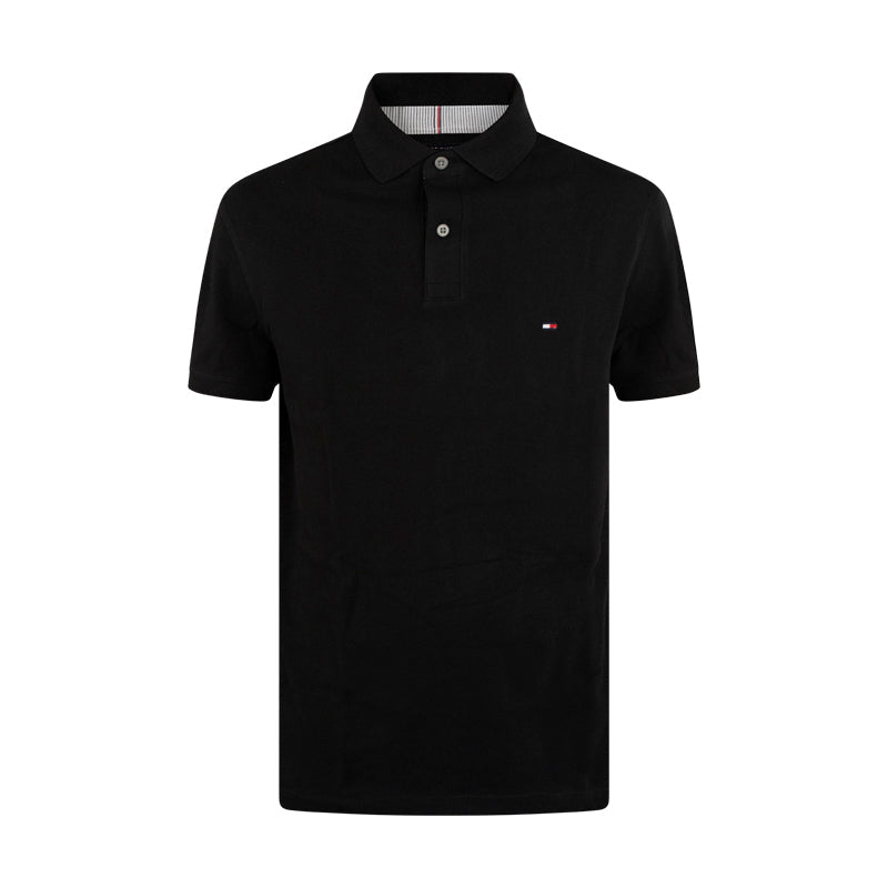 Tommy Hilfiger Polo Shirt The 1985 Regular Fit Black Men's