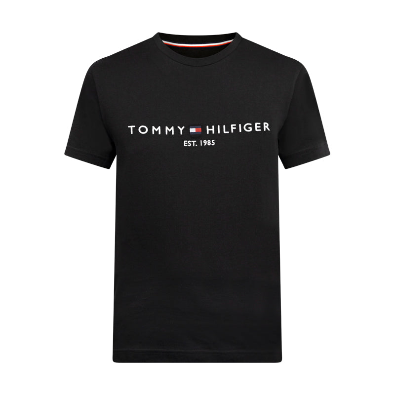 Tommy Hilfiger Core Logo Men's Black T-Shirt