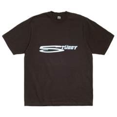 Stussy Stretch Pigment Dyed Tee - Faded Black