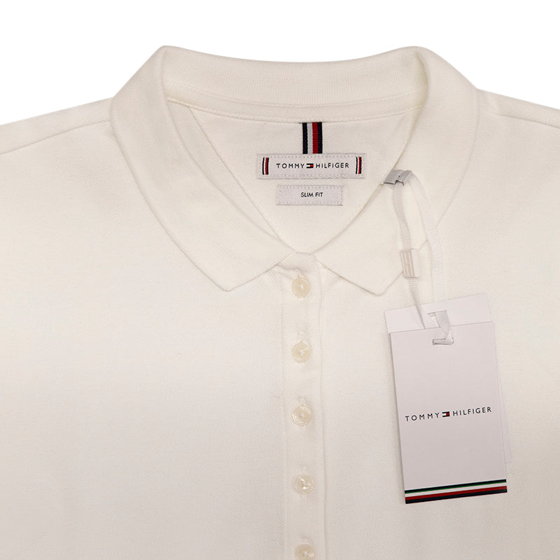 Tommy Hilfiger Heritage Short Sleeve Slim Polo White Women's