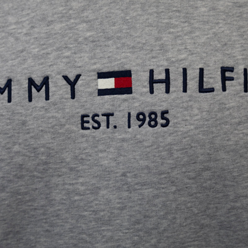 Tommy Hilfiger Core Logo Hoodie Men's Grey